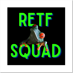 Red-Eyed Tree Frog - RETF Squad Posters and Art